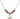 Holy Spirit Birthstone Necklace | 3/8 inch | 4mm Beads  Garnet 14kt Gold Filled