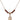 Saint Andrew the Apostle Birthstone Necklace | 1/2 inch | 4mm Beads  Garnet 14kt Gold Filled