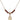 Saint Edward the Confessor Birthstone Necklace | 1/2 inch | 4mm Beads  Garnet 14kt Gold Filled