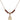 Saint Gabriel the Archangel Birthstone Necklace | 1/2 inch | 4mm Beads  Garnet 14kt Gold Filled