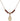 Saint Gabriel the Archangel Birthstone Necklace | 1/2 inch | 4mm Beads  Garnet 14kt Gold Filled