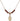 Saint George Birthstone Necklace | 1/2 inch | 4mm Beads  Garnet 14kt Gold Filled