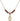 Saint Gregory the Great Birthstone Necklace | 1/2 inch | 4mm Beads  Garnet 14kt Gold Filled