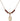 Saint Joseph Birthstone Necklace | 1/2 inch | 4mm Beads  Garnet 14kt Gold Filled