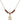 Saint Joshua Birthstone Necklace | 1/2 inch | 4mm Beads  Garnet 14kt Gold Filled