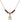 Saint Kilian Birthstone Necklace | 1/2 inch | 4mm Beads  Garnet 14kt Gold Filled