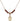 Saint Kilian Birthstone Necklace | 1/2 inch | 4mm Beads  Garnet 14kt Gold Filled