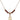 Saint Louis Birthstone Necklace | 1/2 inch | 4mm Beads  Garnet 14kt Gold Filled