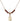 Saint Louis Birthstone Necklace | 1/2 inch | 4mm Beads  Garnet 14kt Gold Filled