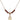 Our Lady of Loretto Birthstone Necklace | 1/2 inch | 4mm Beads  Garnet 14kt Gold Filled