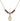 Our Lady of Loretto Birthstone Necklace | 1/2 inch | 4mm Beads  Garnet 14kt Gold Filled