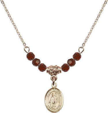 Collar de nacimiento de San Patricio | 1/2 pulgada | Cuentas de 4 mm