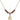 Saint Bonaventure Birthstone Necklace | 1/2 inch | 4mm Beads  Garnet 14kt Gold Filled