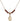 Saint Bonaventure Birthstone Necklace | 1/2 inch | 4mm Beads  Garnet 14kt Gold Filled