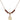 Our Lady of Providence Birthstone Necklace | 1/2 inch | 4mm Beads  Garnet 14kt Gold Filled