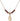 Our Lady of Providence Birthstone Necklace | 1/2 inch | 4mm Beads  Garnet 14kt Gold Filled