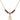 Saint Raymond Nonnatus Birthstone Necklace | 1/2 inch | 4mm Beads  Garnet 14kt Gold Filled