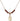 Saint Raymond Nonnatus Birthstone Necklace | 1/2 inch | 4mm Beads  Garnet 14kt Gold Filled