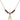 Saint Robert Bellarmine Birthstone Necklace | 1/2 inch | 4mm Beads  Garnet 14kt Gold Filled