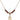 Saint Stephen the Martyr Birthstone Necklace | 1/2 inch | 4mm Beads  Garnet 14kt Gold Filled