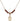 Saint Stephen the Martyr Birthstone Necklace | 1/2 inch | 4mm Beads  Garnet 14kt Gold Filled