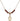Saint Thomas More Birthstone Necklace | 1/2 inch | 4mm Beads  Garnet 14kt Gold Filled