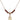 Saint Stanislaus Krakow Birthstone Necklace | 1/2 inch | 4mm Beads  Garnet 14kt Gold Filled