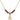 Saint Pio of Pietrelcina Birthstone Necklace | 1/2 inch | 4mm Beads  Garnet 14kt Gold Filled