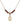 Saint Pio of Pietrelcina Birthstone Necklace | 1/2 inch | 4mm Beads  Garnet 14kt Gold Filled