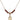 Saint Walburga Birthstone Necklace | 1/2 inch | 4mm Beads  Garnet 14kt Gold Filled