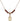Saint Ursula Birthstone Necklace | 1/2 inch | 4mm Beads  Garnet 14kt Gold Filled