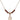 Saint Marcellin Champagnat Birthstone Necklace | 1/2 inch | 4mm Beads  Garnet 14kt Gold Filled