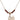 Saint Christopher Birthstone Necklace | 1/2 inch | 4mm Beads  Garnet 14kt Gold Filled