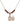 Saint Sebastian Birthstone Necklace | 1/2 inch | 4mm Beads  Garnet 14kt Gold Filled