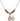 Saint Sebastian Birthstone Necklace | 1/2 inch | 4mm Beads  Garnet 14kt Gold Filled