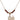 Saint Sebastian Birthstone Necklace | 1/2 inch | 4mm Beads  Garnet 14kt Gold Filled