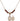 Saint Sebastian Birthstone Necklace | 1/2 inch | 4mm Beads  Garnet 14kt Gold Filled