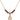Saint Sebastian Birthstone Necklace | 1/2 inch | 4mm Beads  Garnet 14kt Gold Filled
