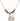 Saint Sebastian Birthstone Necklace | 1/2 inch | 4mm Beads  Garnet 14kt Gold Filled