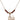 Saint Kateri Tekakwitha Birthstone Necklace | 1/2 inch | 4mm Beads  Garnet 14kt Gold Filled
