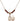 Saint Kateri Tekakwitha Birthstone Necklace | 1/2 inch | 4mm Beads  Garnet 14kt Gold Filled