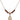 Saint Sebastian Birthstone Necklace | 1/2 inch | 4mm Beads  Garnet 14kt Gold Filled