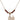 Saint Sebastian Birthstone Necklace | 1/2 inch | 4mm Beads  Garnet 14kt Gold Filled