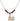 Saint Sebastian Birthstone Necklace | 1/2 inch | 4mm Beads  Garnet 14kt Gold Filled