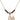 Saint Sebastian Birthstone Necklace | 1/2 inch | 4mm Beads  Garnet 14kt Gold Filled
