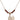 Saint Christopher Birthstone Necklace | 1/2 inch | 4mm Beads  Garnet 14kt Gold Filled