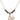 Saint Christopher Birthstone Necklace | 1/2 inch | 4mm Beads  Garnet 14kt Gold Filled