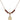 Saint Martin of Tours Birthstone Necklace | 1/2 inch | 4mm Beads  Garnet 14kt Gold Filled