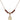 Saint Augustine of Hippo Birthstone Necklace | 1/2 inch | 4mm Beads  Garnet 14kt Gold Filled