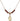 Madonna Birthstone Necklace | 1/2 inch | 4mm Beads  Garnet 14kt Gold Filled